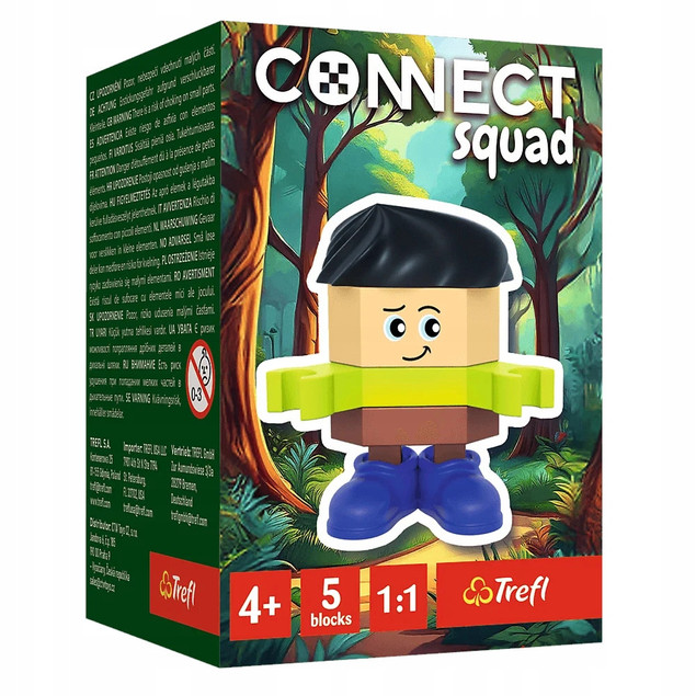 KLOCKI CONNECT SQAD FIGURKA LUCK TREFL