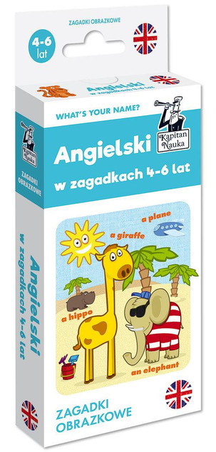 Kapitan Nauka. Angielski 4-6 lat Zagadki obrazkowe