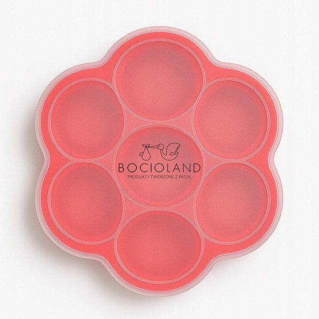 Silikonowa forma do mrożenia PORCJOWANIA jedzenia dla dzieci BOCIOLAND