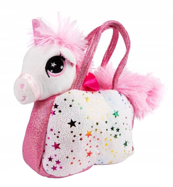 JEDNOROŻEC Pluszowy UNICORN Maskotka Torebka KOŃ Konik 23cm Norimpex