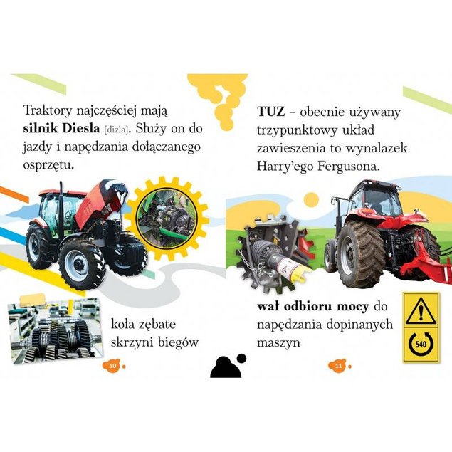 Duże litery. Traktory. Ciekawostki dla dzieci