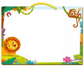 Tablica Magnetyczna Roter Kafer Zwierzęta Edukacyjna 32x23 cm Markery
