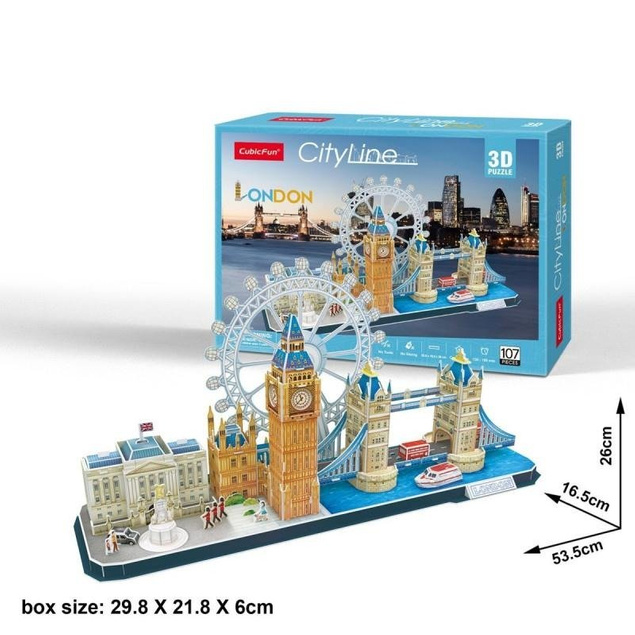 CubicFun puzzle 3D CITY LINE London