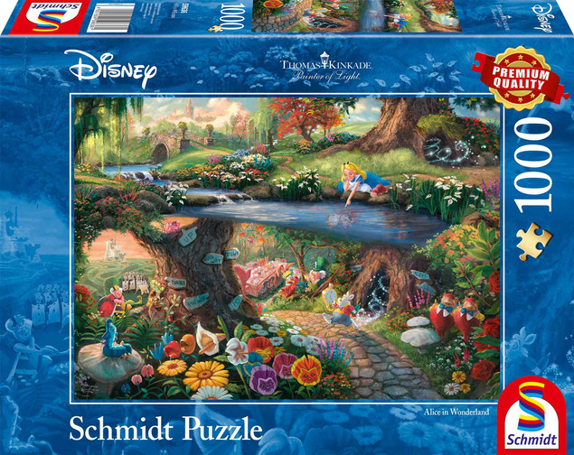 Puzzle Schmidt Spiele 1000 el. Alicja w Krainie Czarów Thomas Kinkade Premium
