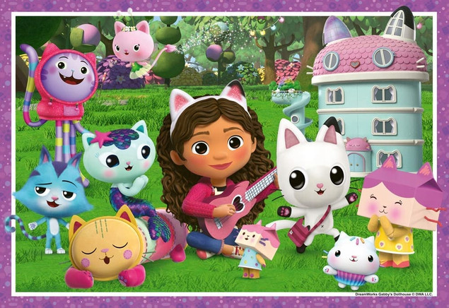 PUZZLE DLA DZIECI 35 KOCI DOMEK GABI, RAVENSBURGER