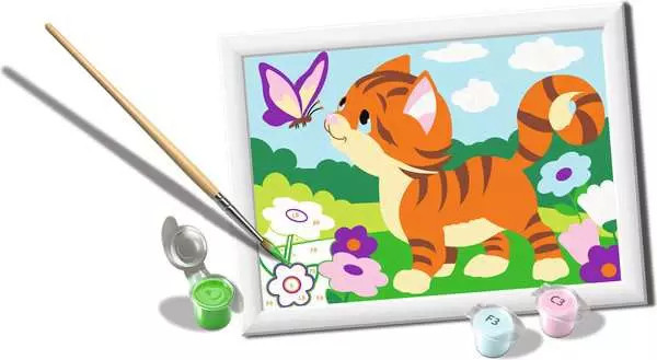 CREART FOR KIDS CAT WITH BUTTERFLY