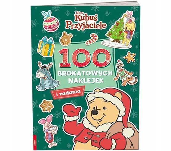 Kubuś i przyjaciele 100 brokatowych naklejek NB-9111 Praca zbiorowa