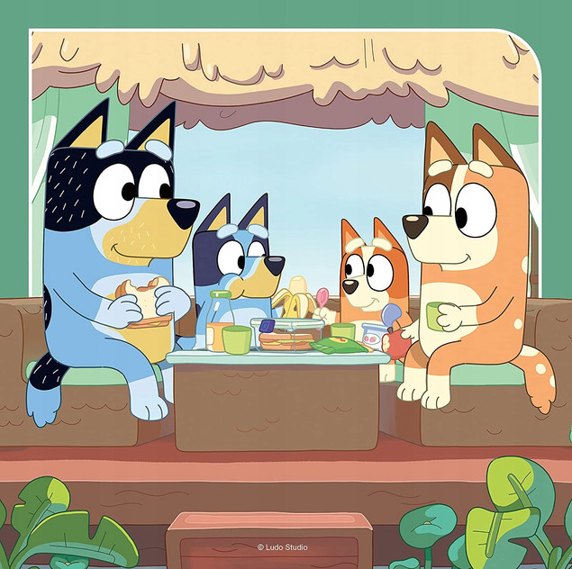 Puzzle Ravensburger 147 elementów Bluey