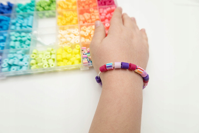 Zestaw Koralików do Biżuterii DIY | Kolorowe Koraliki z Żyłkami