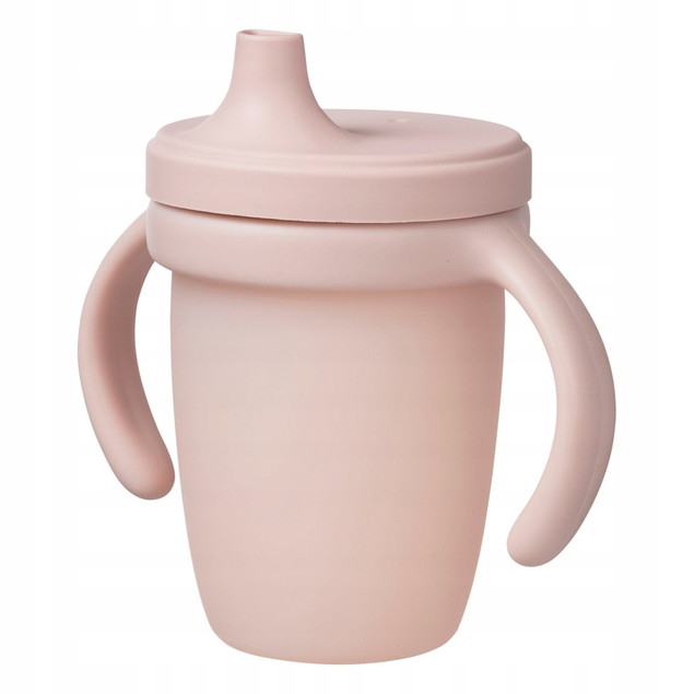 Kubek do nauki picia b.box dla dzieci 6m+ z ustnikiem silikon różowy 240ml