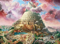 Puzzle 3000 Układanka Biblia WIEŻA BABEL Budowla Szinear 9+ Castorland