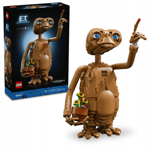 LEGO Ideas 21370 E.T. KULTOWY Extra-Terrestrial – Figurka do Zbudowania