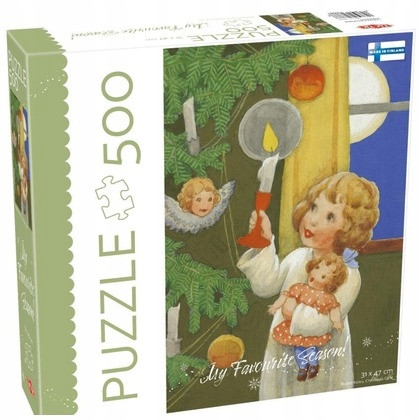 Puzzle Tactic 500 elementów Christmas Card Świąteczne