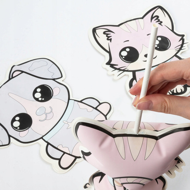 Malowanie Wodą 3D ZWIERZAKI Zestaw Kreatywny Kidea