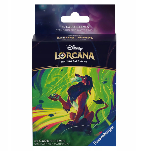 Disney Lorcana Azurite Sea Koszulki na karty Scar