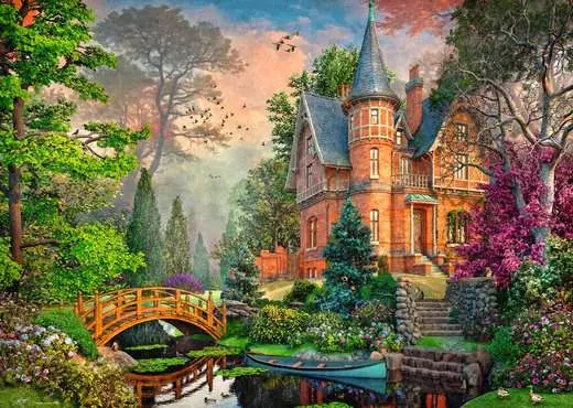 Puzzle Ravensburger 1000 elementów Dwór