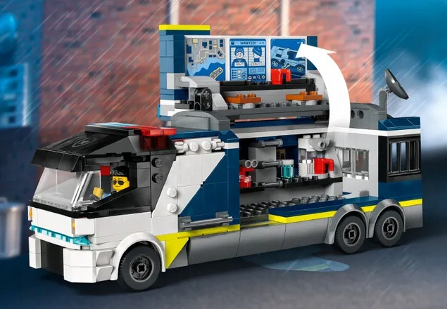 LEGO City Policyjna Ciężarówka Z Laboratorium Kryminalnym 674 el. 7+ 60418