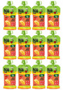 12x BOB SNAIL Smoothie BANAN TRUSKAWKA Bez Dodatku Cukru Mus 120g