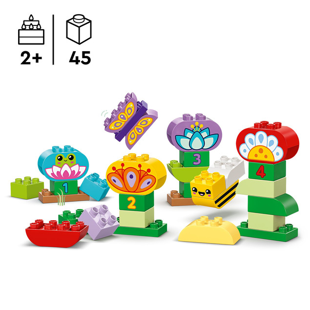 LEGO DUPLO Kreatywny Ogród i Kwiaty 10444 – Klocki dla Dzieci
