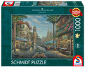 Puzzle Schmidt Spiele 1000 el. Thomas Kinkade "Hiszpańska Uliczka" Premium Quality