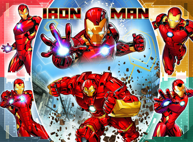 Ravensburger Marvel Iron Man Toys - 100 Piece Jigsaw Puzzle for Kids Age 6