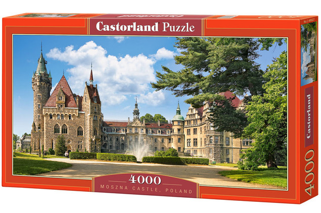 Puzzle 4000 Układanka Moszna ZAMEK w Mosznej Bajkowy 9+ Castorland