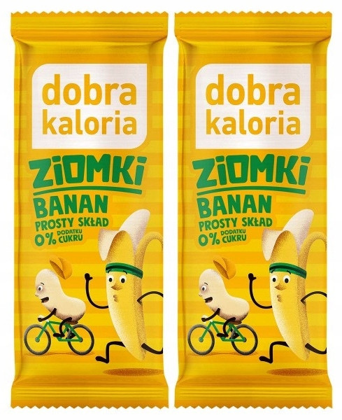 2x Zdrowy Fit Baton BANAN Orzechy Nerkowca 0 Cukru Dla Dzieci Dobra Kaloria