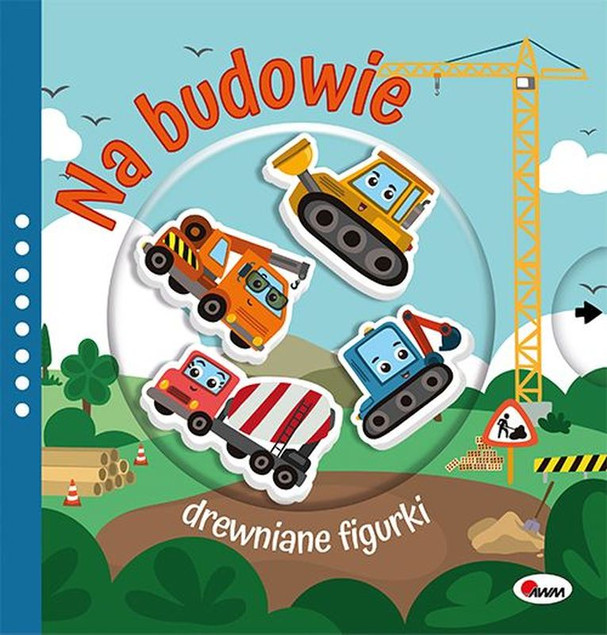Na budowie. Drewniane figurki Natalia Kawałko-Dzikowska