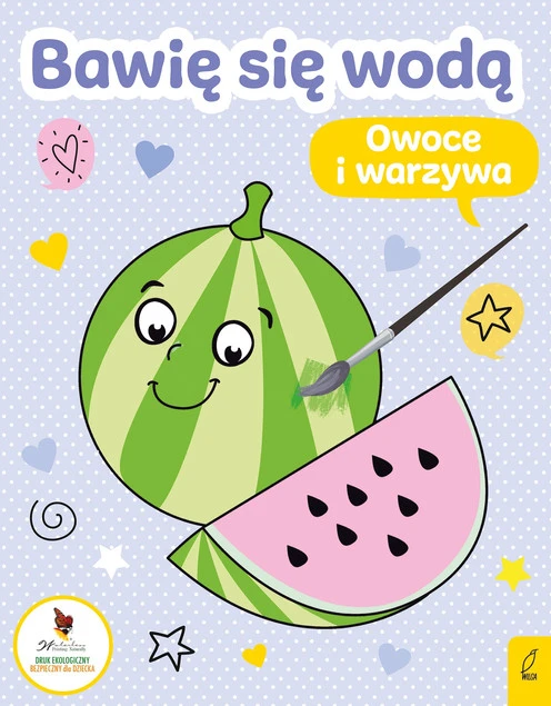 Bawię się wodą Owoce i warzywa - okładka