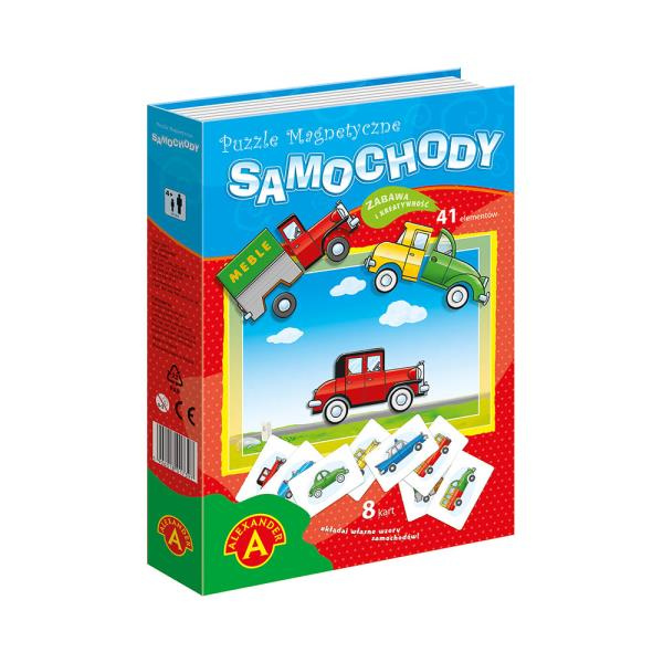 Puzzle magnetyczne 41 Samochody Alexander 