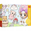 Trefl Puzzle 160 el. Zwierzaki Maluchy – Bajkowe Układanki dla Dzieci