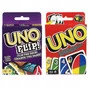 Zestaw Karty UNO + UNO FLIP Gra Karciana Towarzyska Podróżna Do Plecaka +7