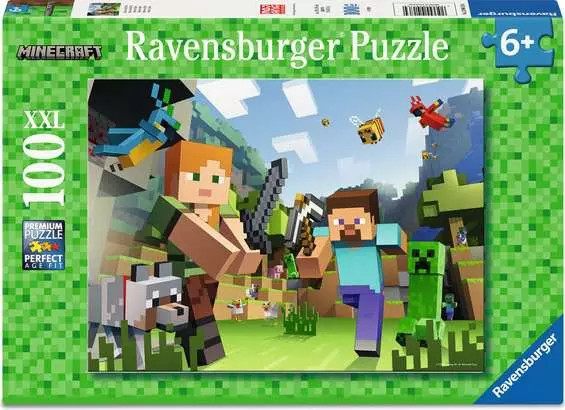 Ravensburger Puzzle Minecraft 100 elementów 6+