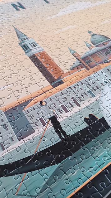 Puzzle Tactic Vintage Wenecja 1000 elementów - Obraz Retro
