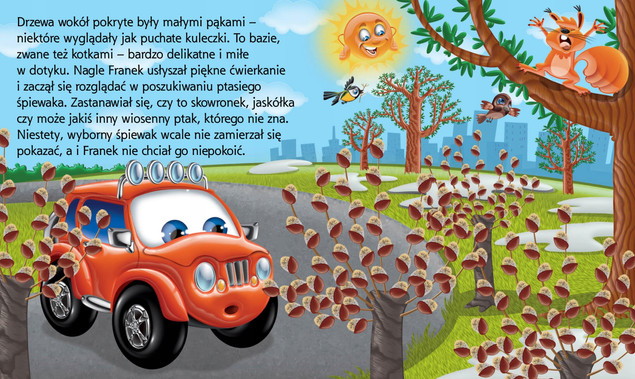 Samochodzik Franek WIOSNA Elżbieta Wójcik 3+ SBM