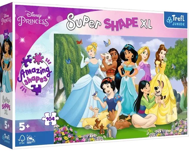 Puzzle 104 XL Księżniczki w ogrodzie 50019 Trefl