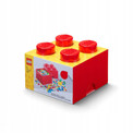 LEGO® Storage Pojemnik Klocek Czwórka Czerwony - Organizer