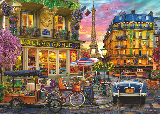 Puzzle Ravensburger 1000 elementów Paris in the Dawn