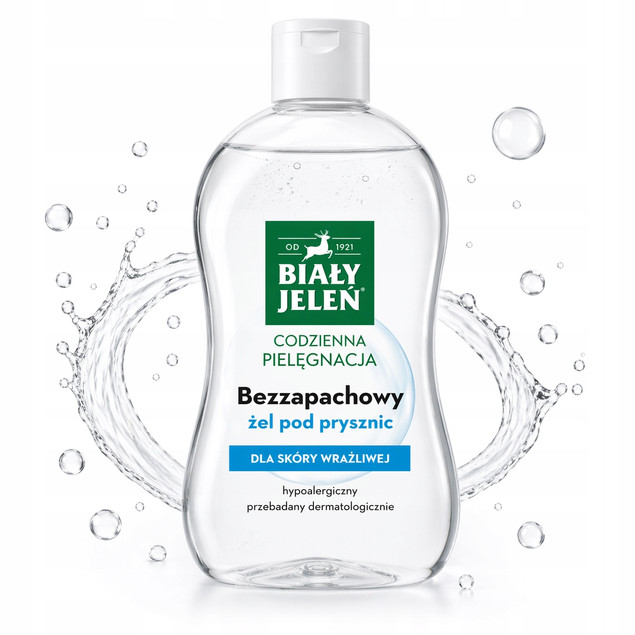 Żel pod prysznic hipoalergiczny 500 ml – Biały Jeleń