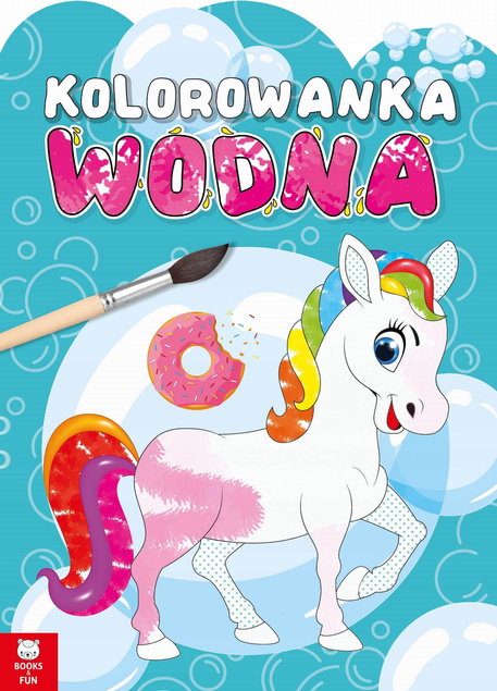 Kolorowanka Wodna Malowanie Wodą Kucyki BooksAndFun