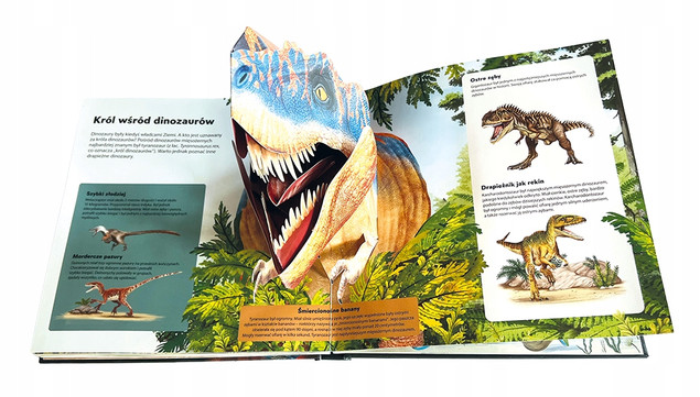 Dinozaury. Książka 3D Natalia Kawałko-Dzikowska, Przemysław Rudź