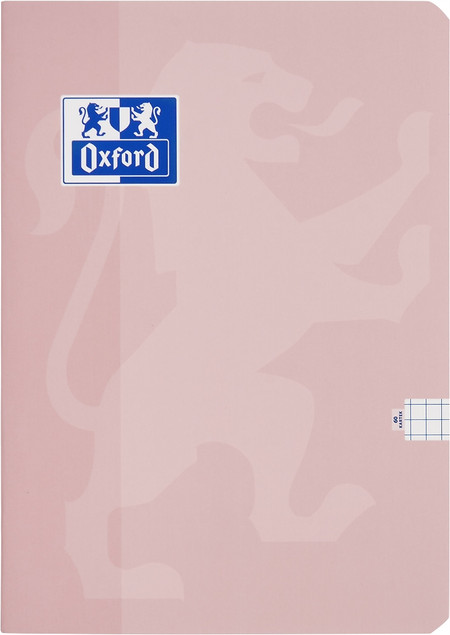 Zeszyt Oxford Touch Pastel A5 kratka z marginesem 5 szt.