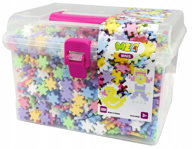 Klocki Meli Minis Pastel Travel Box 2500 el. – Kreatywność