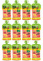 12x BOB SNAIL Smoothie BANAN MALINA Bez Dodatku Cukru Mus 120g