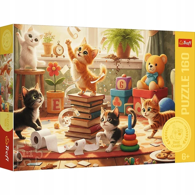 Trefl Puzzle 160 el. Kocie psoty_1