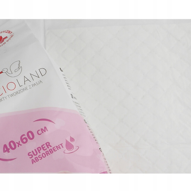 BOCIOLAND Podkłady Higieniczne Jednorazowe 40x60cm Do Przewijania 10szt x4