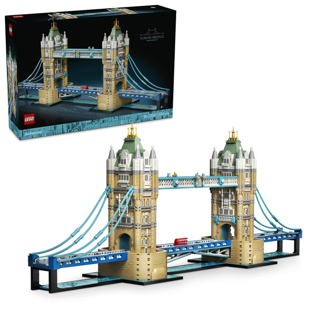LEGO Architecture 21067 Tower Bridge – Model Kolekcjonerski dla Dorosłych