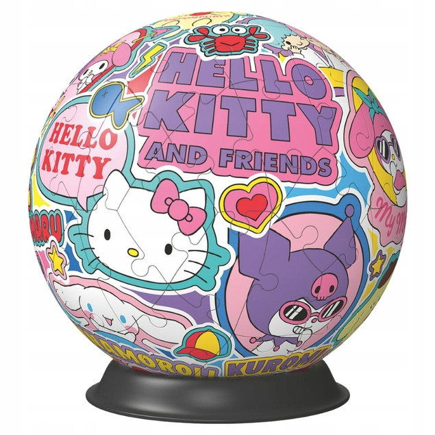 Puzzle 3D: Hello Kitty Kula 72el Ravensburger