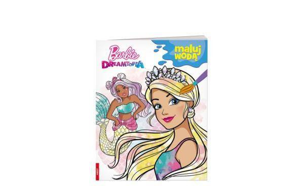Książka kolorowanka Barbi Dreamtopia. Maluj wodą MW-1402 AMEET