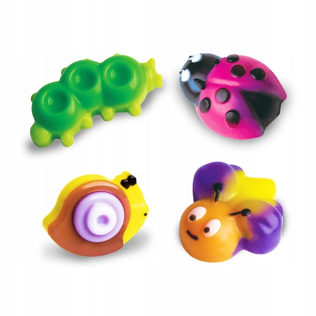 Elementy zestawu Dumel Art Squishy Owady